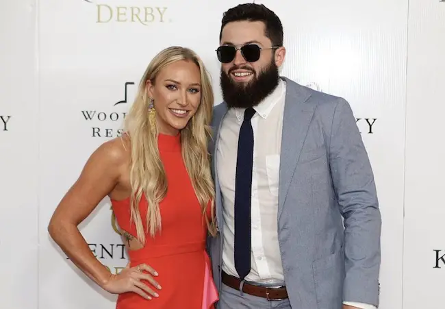 Emily Wilkinson and her husband Baker Mayfield