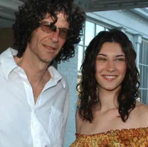Deborah Jennifer Stern with her father Howard Stern