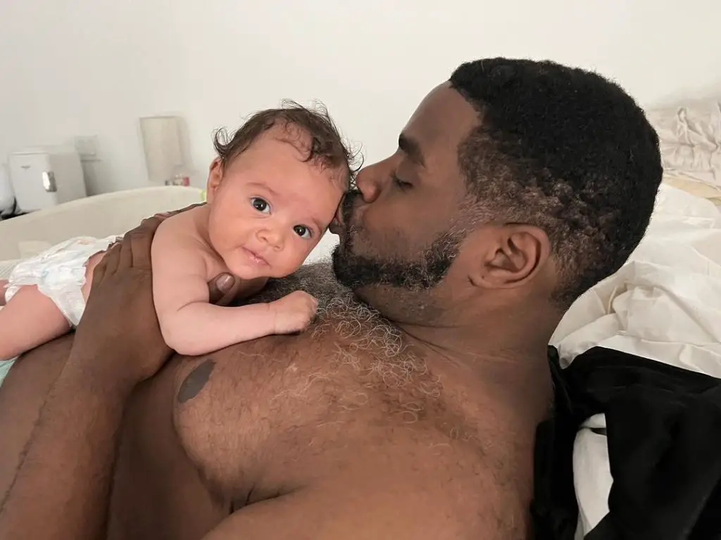 Ron Funches and his son Teddy