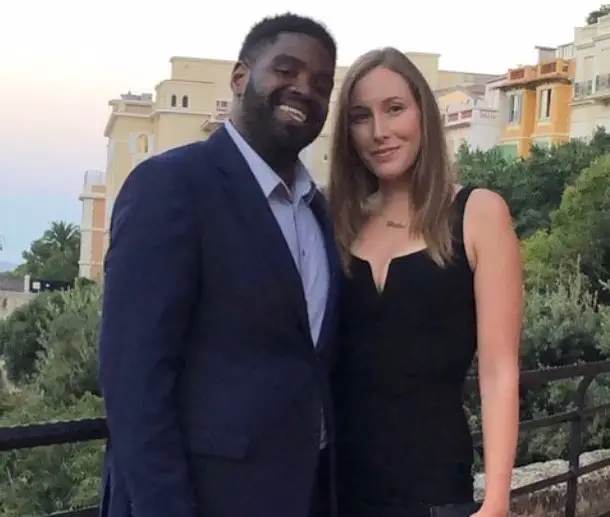 Ron Funches with his wife Christina Dawn