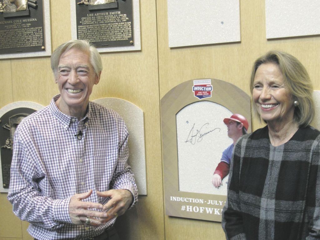 Ted Simmons and wife Maryanne Ellison Simmons.