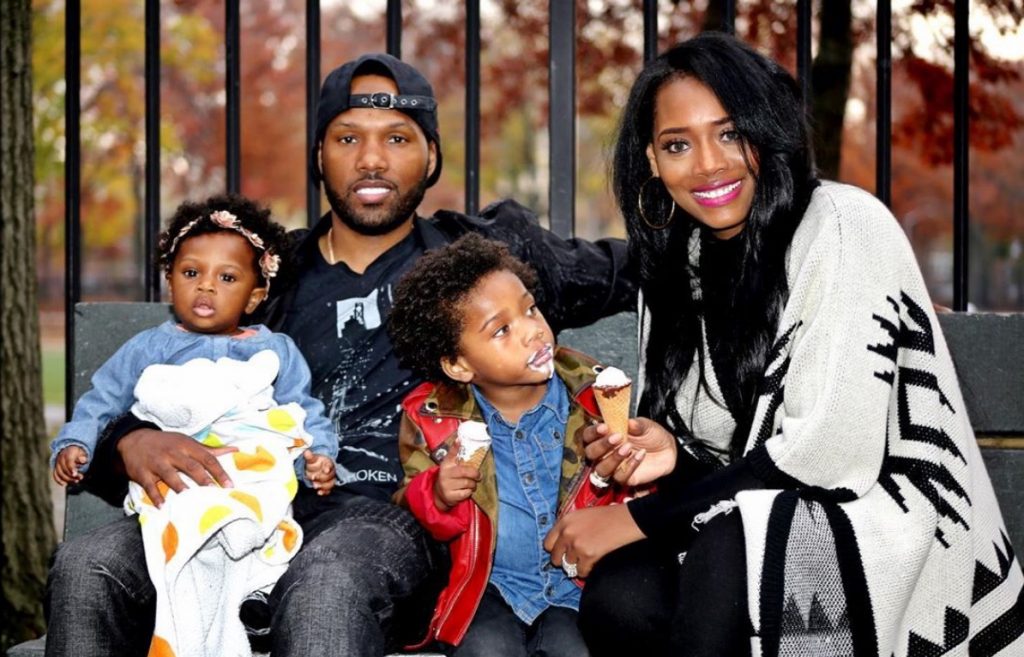 Mendeecees Harris and Yandy Smith with children