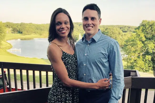 Michelle Young with former boyfriend Aaron in 2017