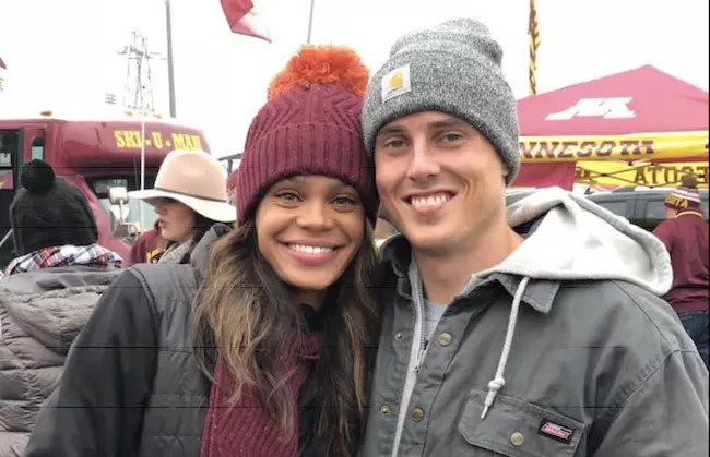 Michelle Young with former boyfriend Aaron in 2018