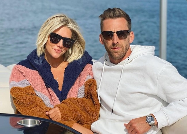 Charissa Thompson and fiance Kyle Thousand