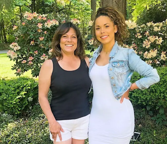 Kimberly Courneya with mother Lisa Courneya