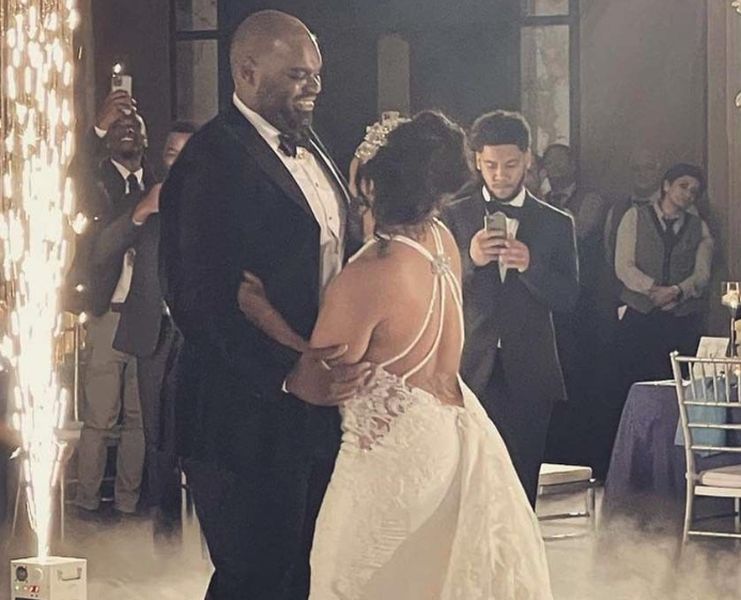 Michael Oher and wife Tiffany Roy's first dance