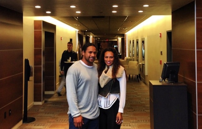 Theodora Holmes And Troy Polamalu 