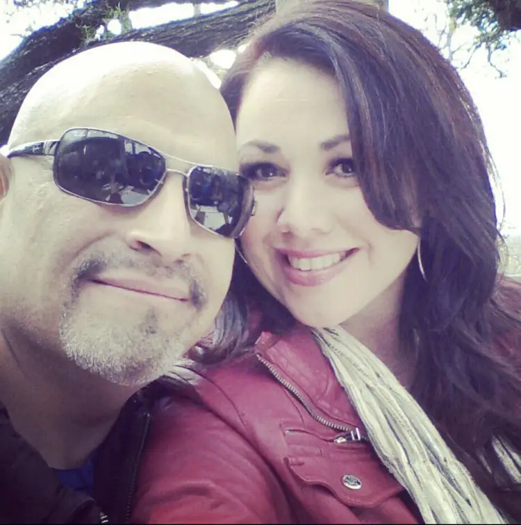 Vanessa Villanueva with husband Henry Soliz in 2013