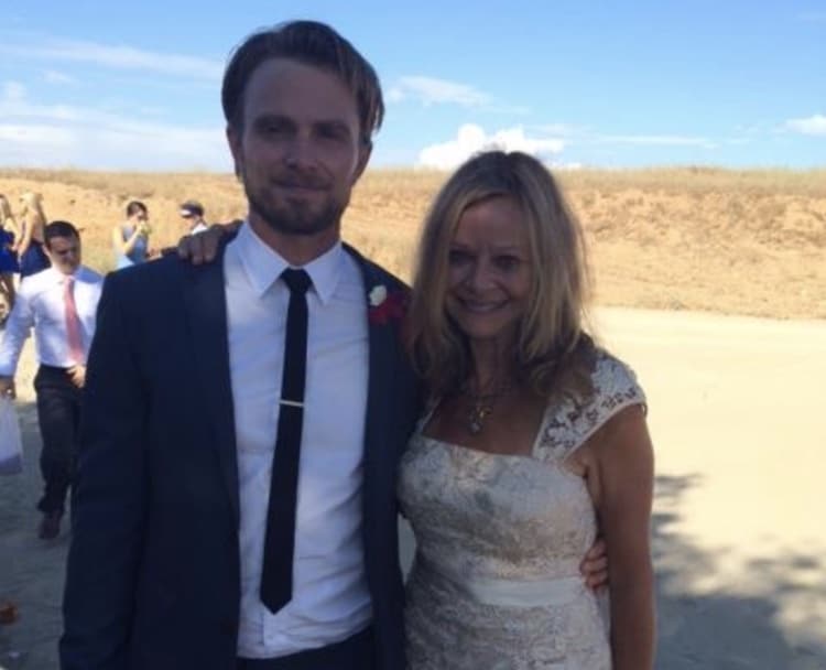 Wilson Bethel and his mother Joyce Maynard