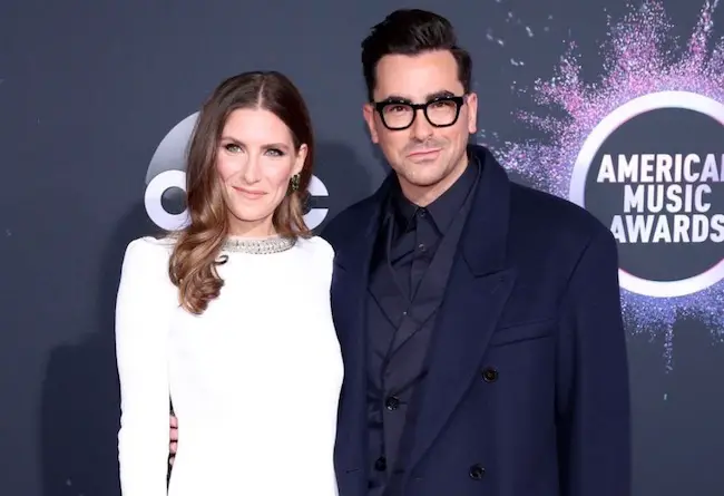 Sarah Levy and brother Dan Levy