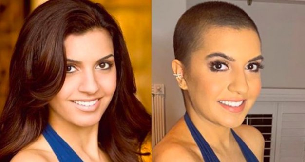 Amanda Salas before and after cancer