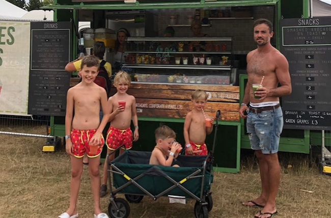 Davinia Taylor's boyfriend Matthew Leyden and their kids