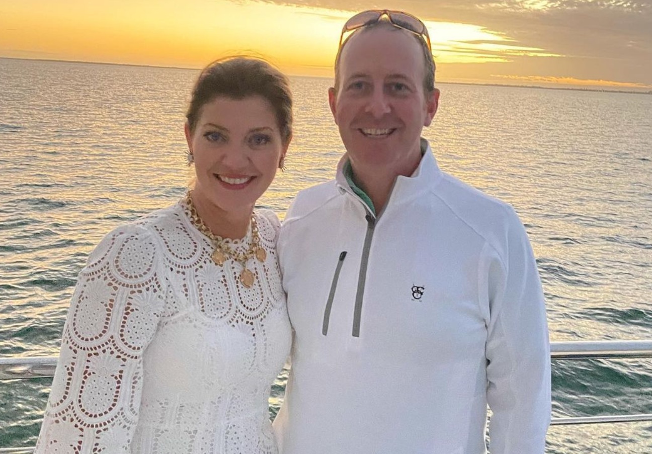 Norah O'Donnell and husband Geoff Tracy