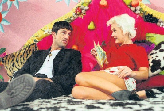 Rupert Everett and Paula Yates