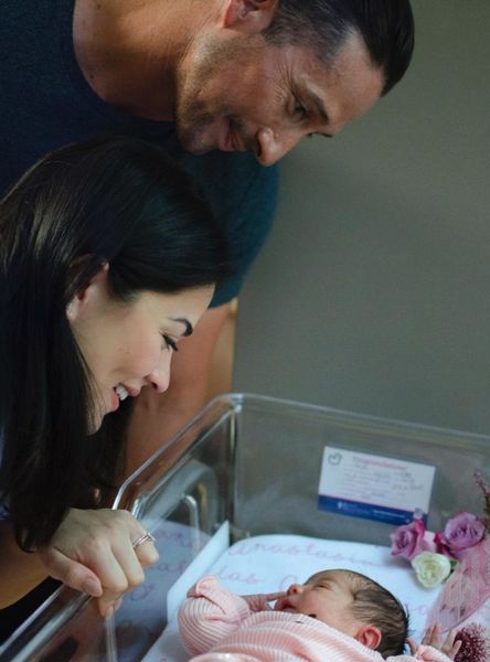 Alanna Sarabia and Jonathan Reyes welcomed their first child