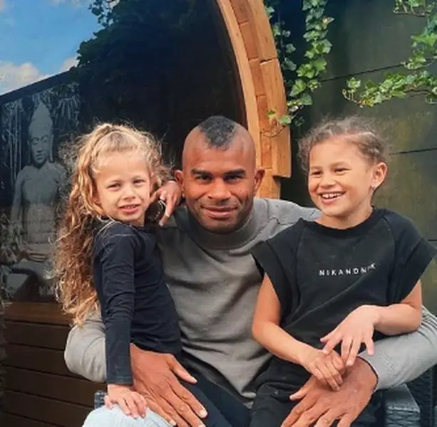 Alistair Overeem with his kids from relationship with Danielle Toele