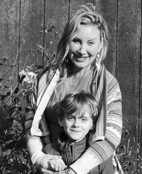 Amy Matthews with her son Eli