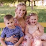 Brittany Hartman with son Chase and daughter Hunter