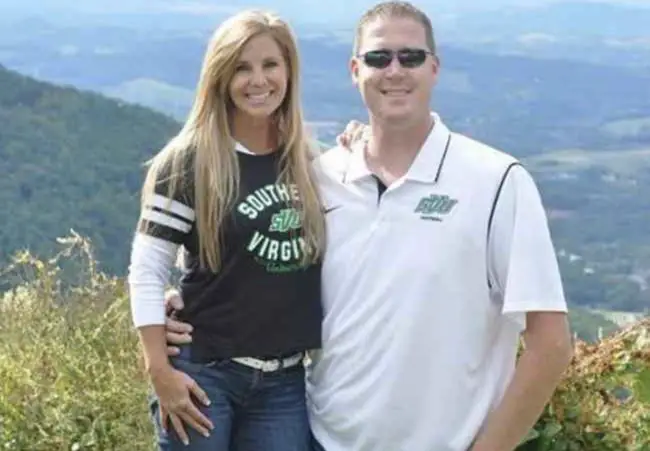 Shawn Bradley with his ex-wife Annette Evertson