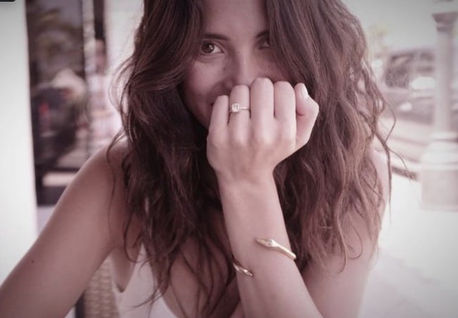 Adria Arjona Engagement Ring