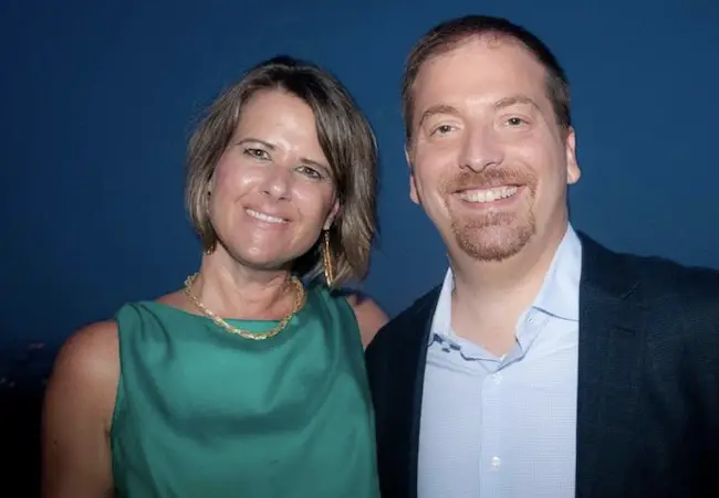 Chuck Todd with his wife Kristian Denny Todd