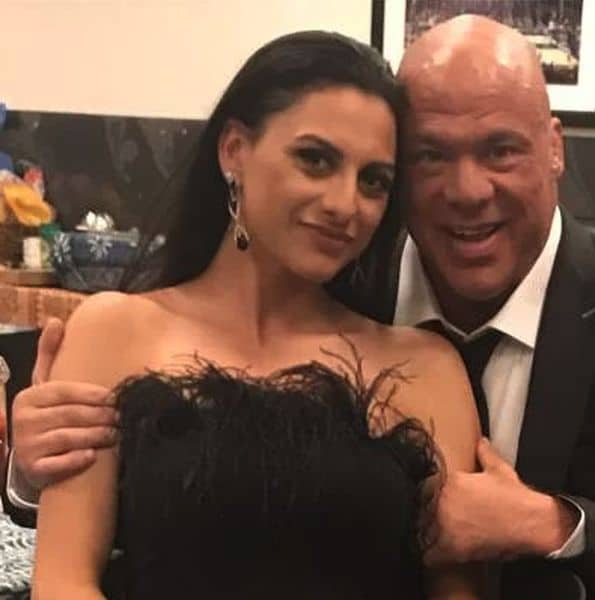 Kurt Angle with his wife Giovanna Yannotti