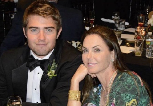 Liam Costner with his mother Bridget Rooney Main