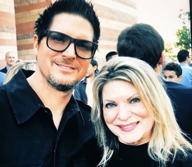 Zak Bagans With His Mother Nancy 