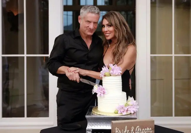 Kelly Dodd and Rick Leventhal wedding picture