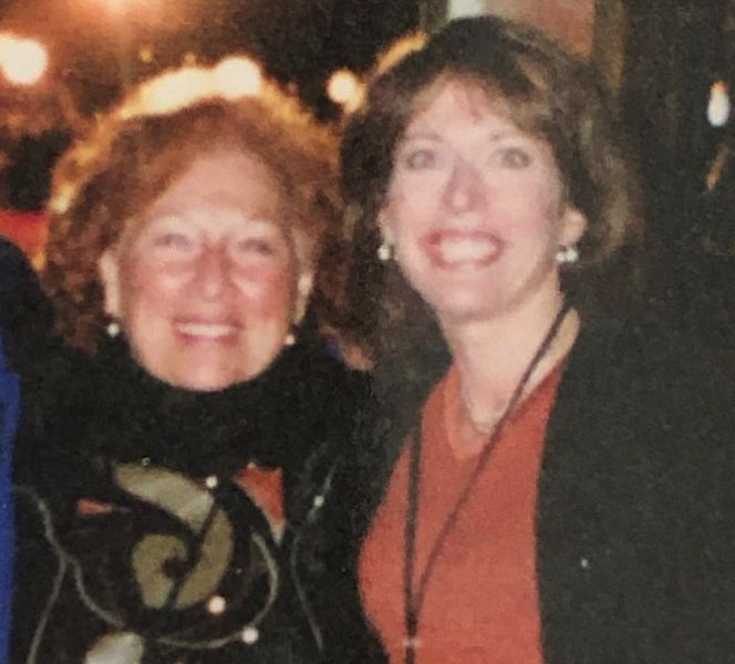 Linda Cohn with her mother Lillian Cohn