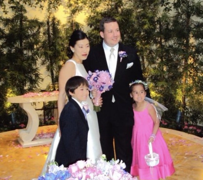 Shirley Henry with her husband Ed, and their children Mila and Patrick