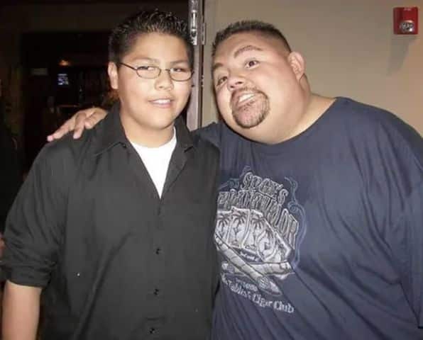 Gabriel Iglesias with his son Frankie