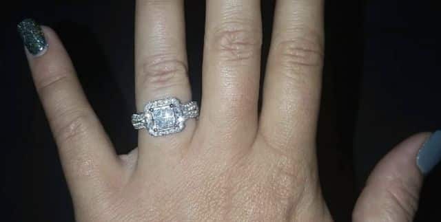 Sara Barber engagement ring