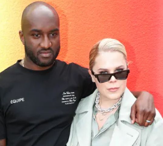 Shannon Abloh with late husband Virgil Abloh