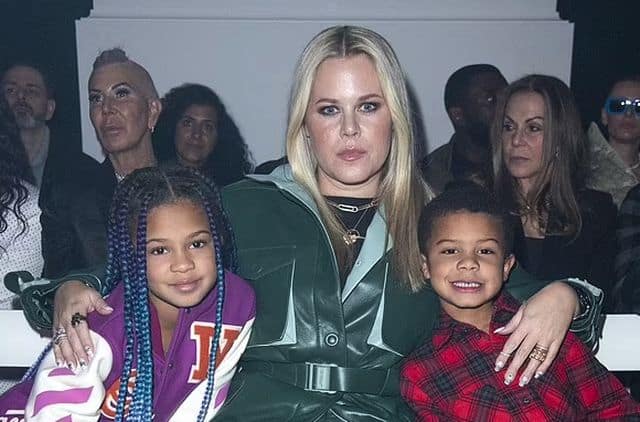 Shannon Abloh with son Gary and daughter Lowe