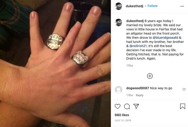 Chad Dukes Instagram Post about wife Daisy