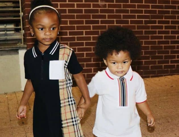 Tommicus Walker and LeToya's children Gianna Walker and Tysun Walker