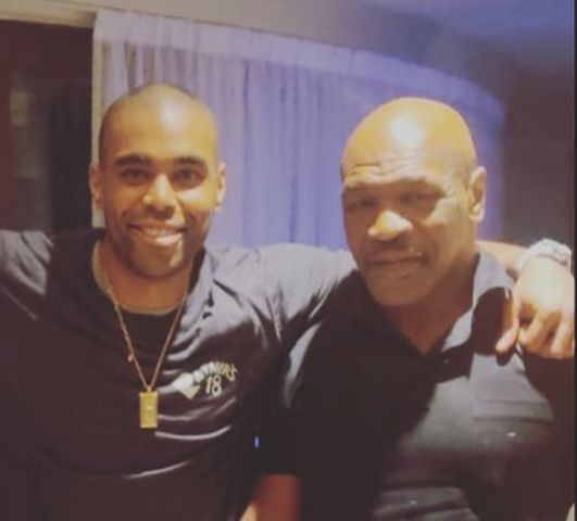 Amir Tyson with Mike Tyson