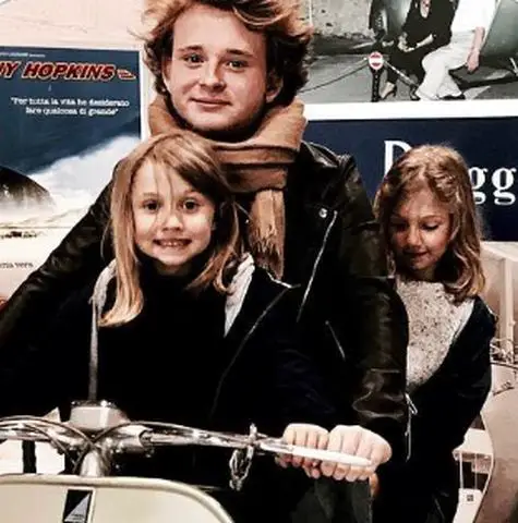 Luca Dotti with daughters