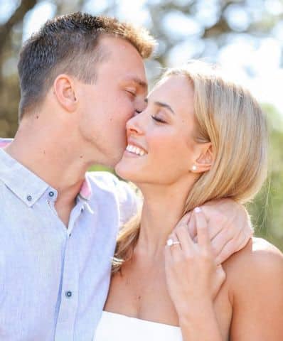 Sam Ehlinger and fiance Cami Jo Giovanni