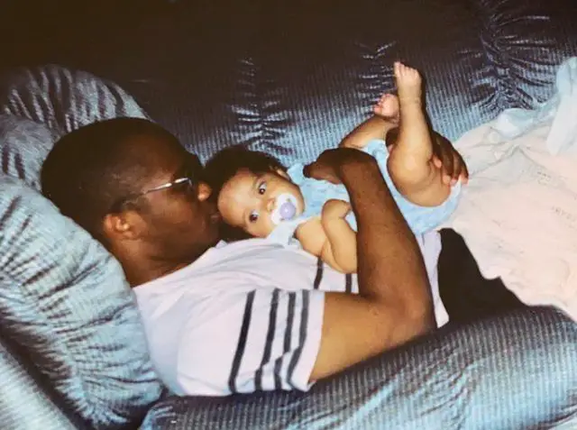 Demetria Obilor with her father