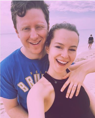 Griffin Cleverly with his wife Bridgit Mendler