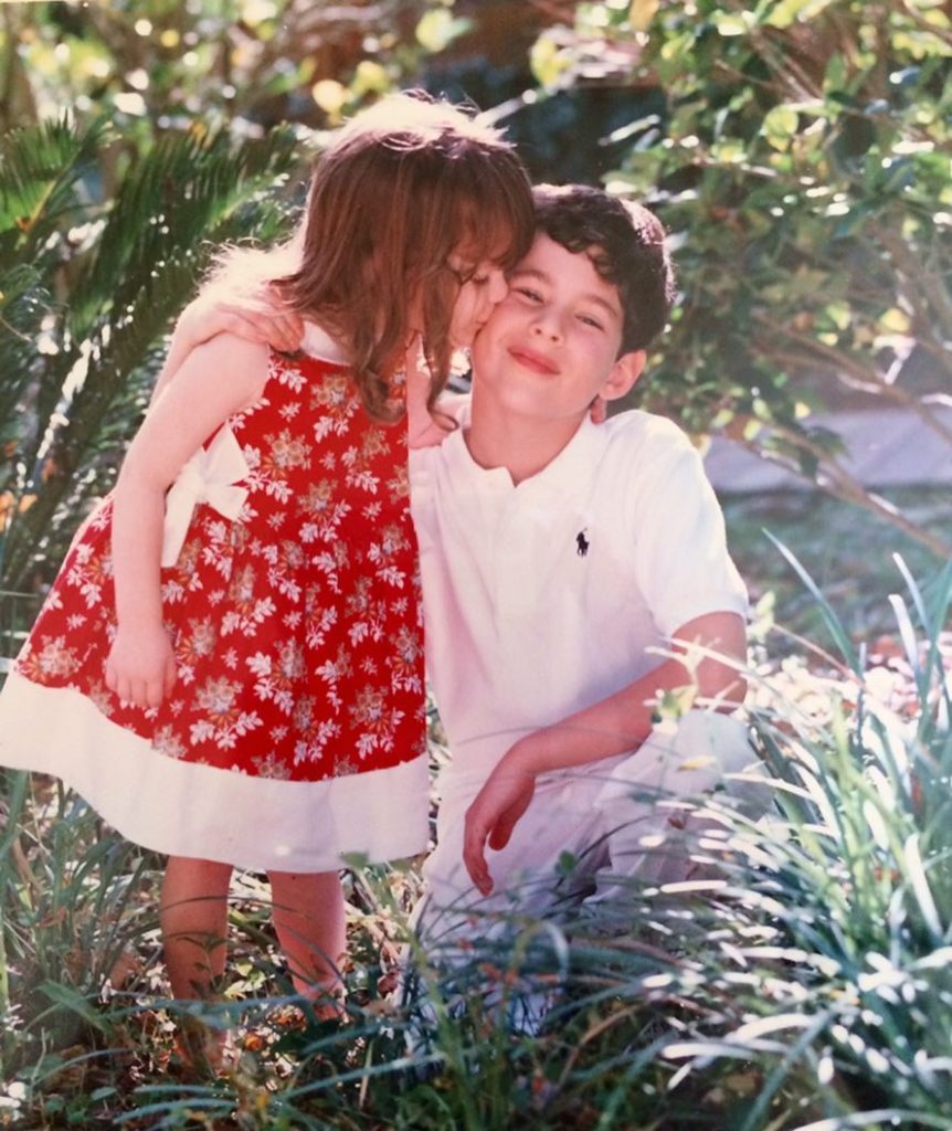 Andrew Aronow and his sister Alissandra Aronow