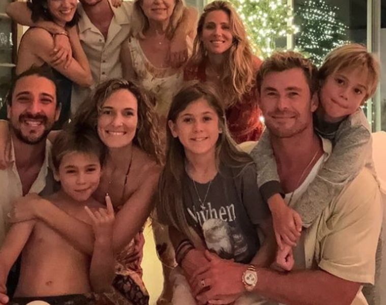 Chris Hemsworth family