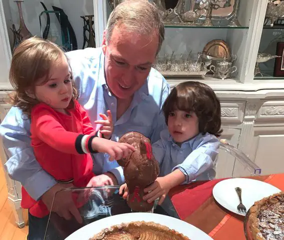Jacques Torres with son and daughter