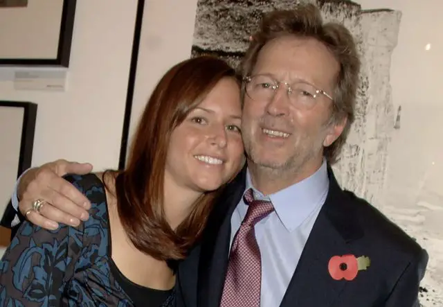 Eric Clapton with wife Melia McEnery