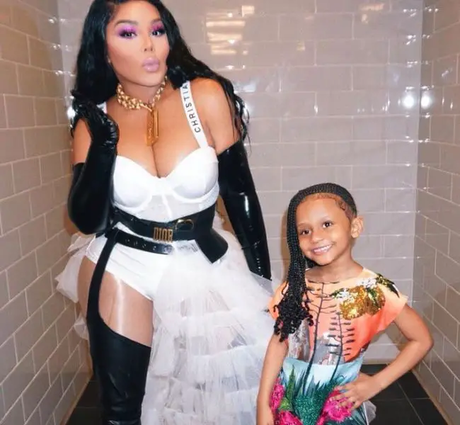 Lil Kim and her daughter Royal Reign Jones Neil