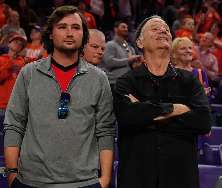 Jackson William Murray with his father Bill Murray
