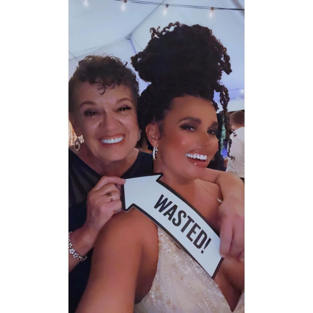 Joy Taylor with her mother Georgia Taylor